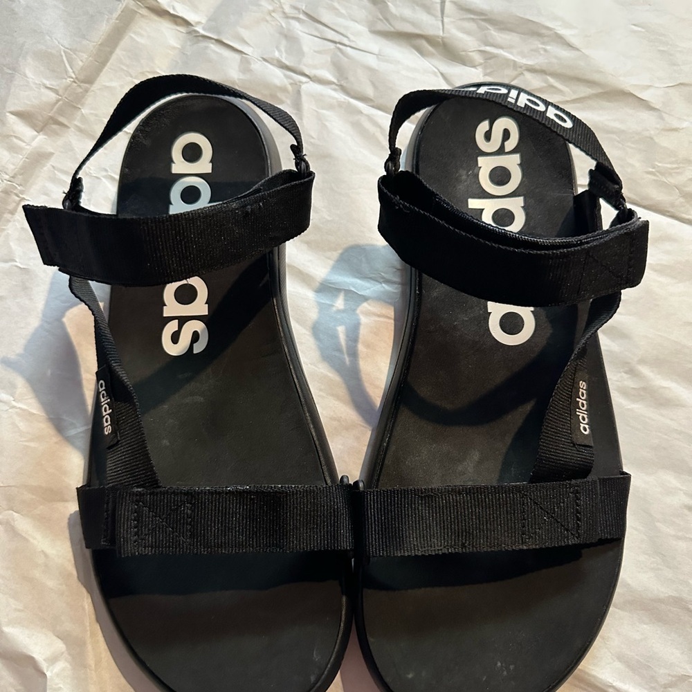 Adidas Black Adjustable Sandals - Picture 5 of 9